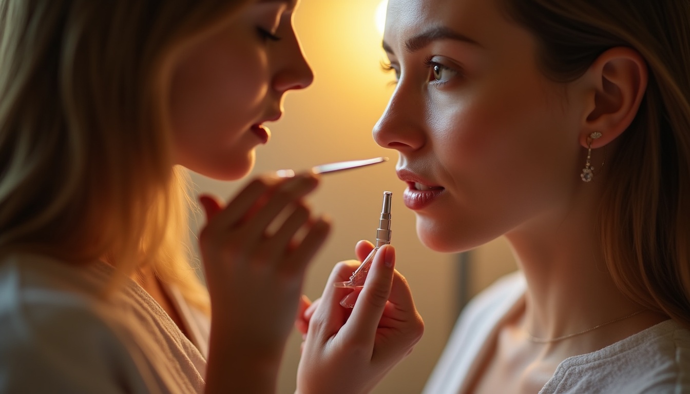 O femeie cu un ten radiant și machiaj natural, ilustrând stilul de frumusețe Elena Copaceanu.