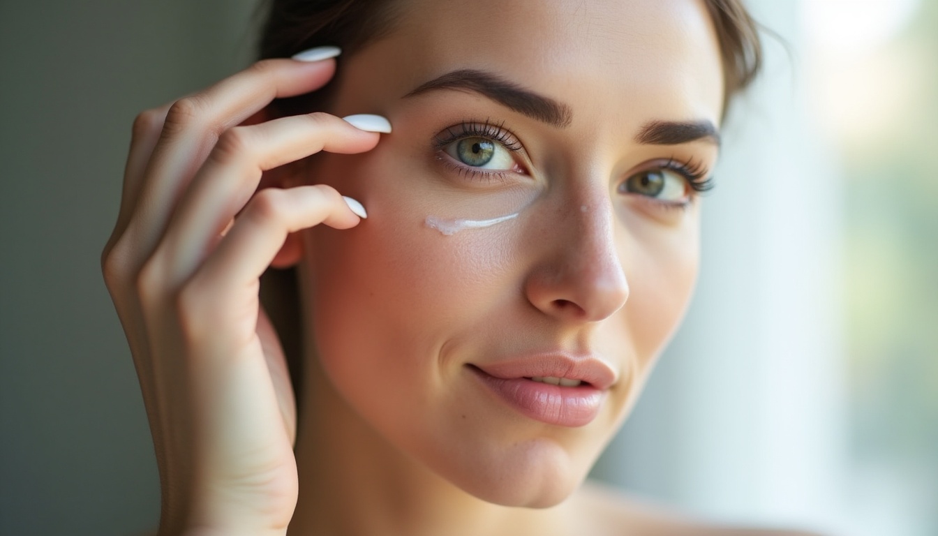 O femeie zâmbind, arătând sprâncene perfect conturate după micropigmentare, subliniind importanța îngrijirii post-procedură.